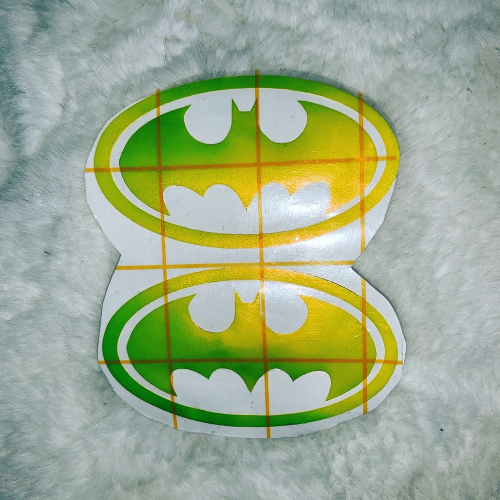Bat man decal